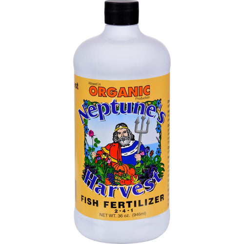 Neptune's Harvest Fish Fertilzer - Orange Label - 36 Oz