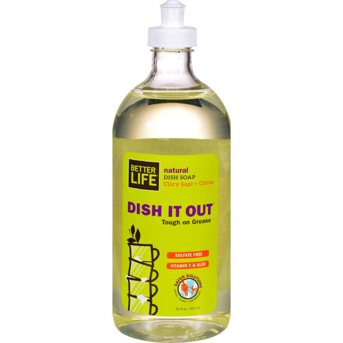 Better Life Dishwashing Soap - Lemon Mint - 22 Fl Oz