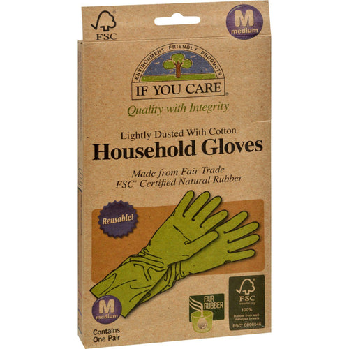 If You Care Household Gloves - Medium - 1 Pair