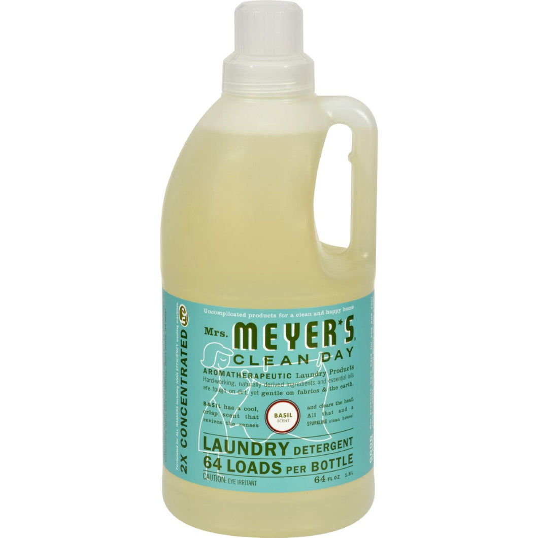 Mrs. Meyer's 2x Laundry Detergent - Basil - 64 Oz