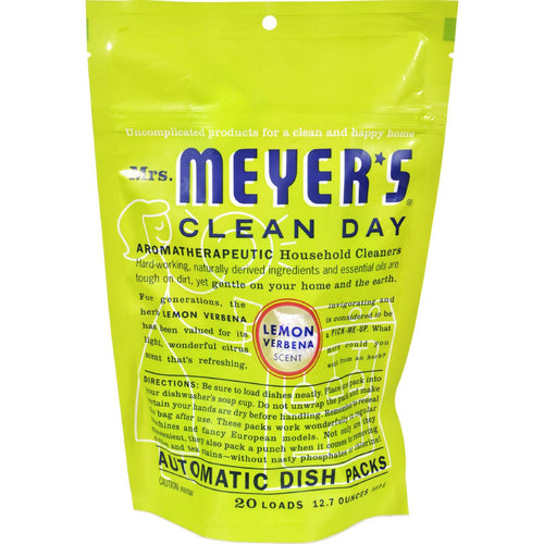 Mrs. Meyer's Auto Dishwash Packs - Lemon Verbena - 12.7 Oz