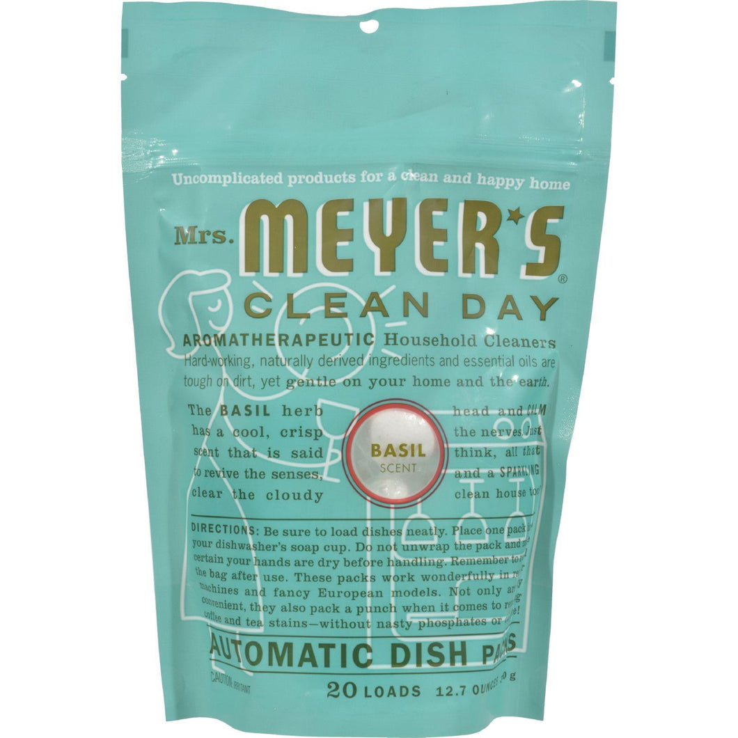 Mrs. Meyer's Auto Dishwash Packs - Basil - 12.7 Oz