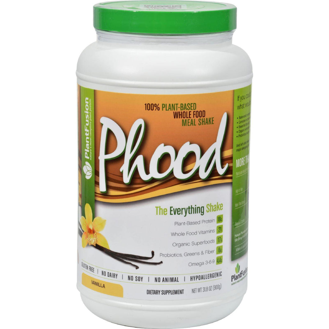 Plantfusion Phood Shake - Vanilla Powder - 31.8 Oz