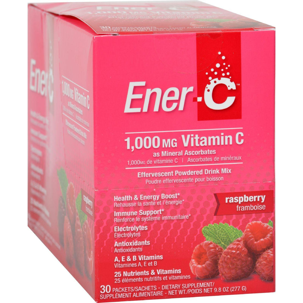 Ener-c Vitamin Drink Mix - Raspberry - 1000 Mg - 30 Packets