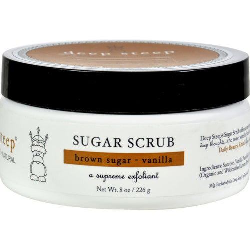 Deep Steep Sugar Scrub - Brown Sugar Vanilla - 8 Oz