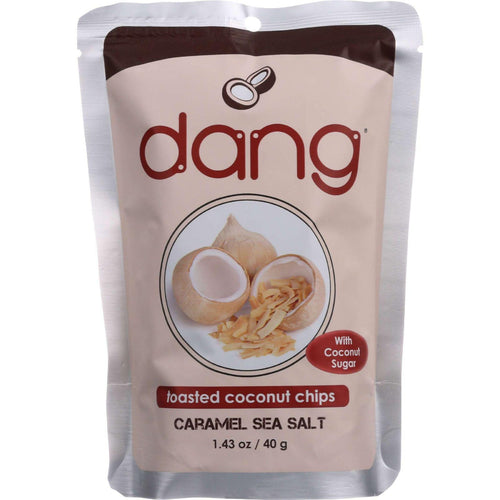 Dang Coconut Chips - Caramel Sea Salt - 1.43 Oz - Case Of 12