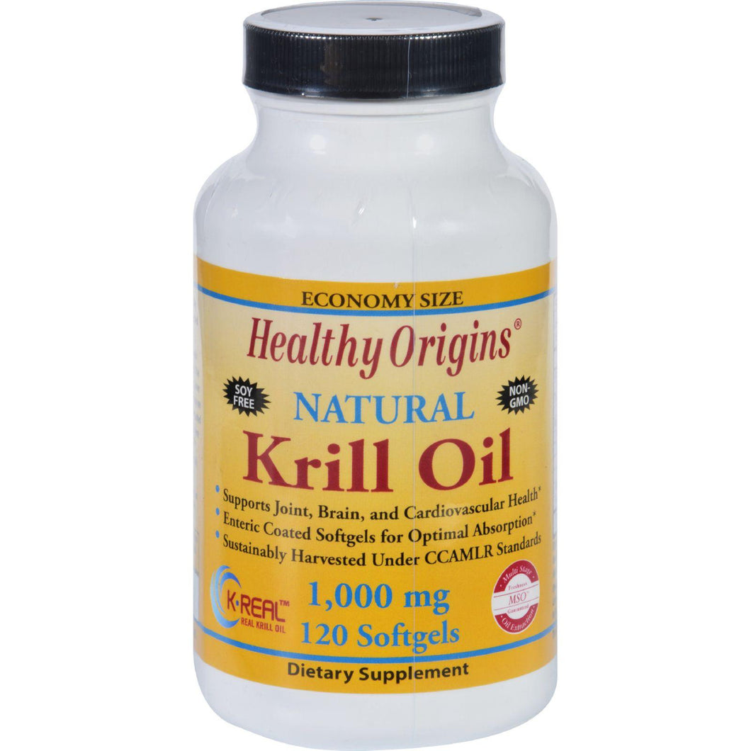 Healthy Origins Krill Oil - 1000 Mg - 120 Softgels