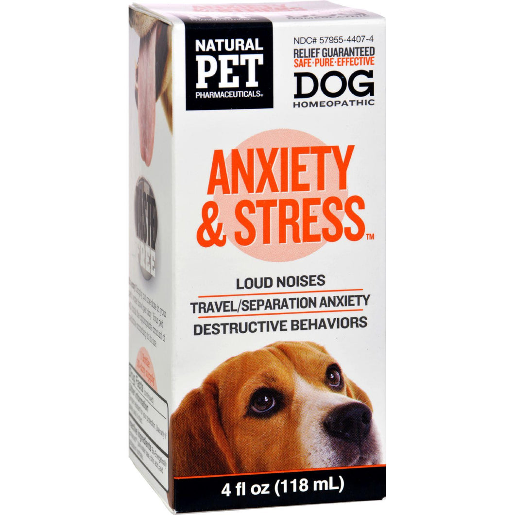 King Bio Homeopathic Natural Pet Dog - Anxiety And Stress - 4 Oz