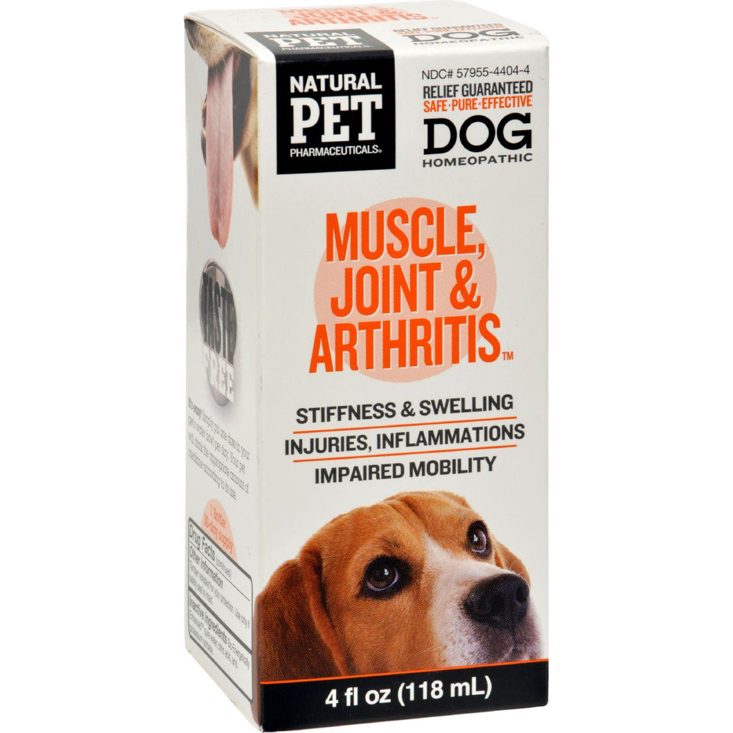 King Bio Homeopathic Natural Pet Dog - Muscle Joint And Arthritis - 4 Oz