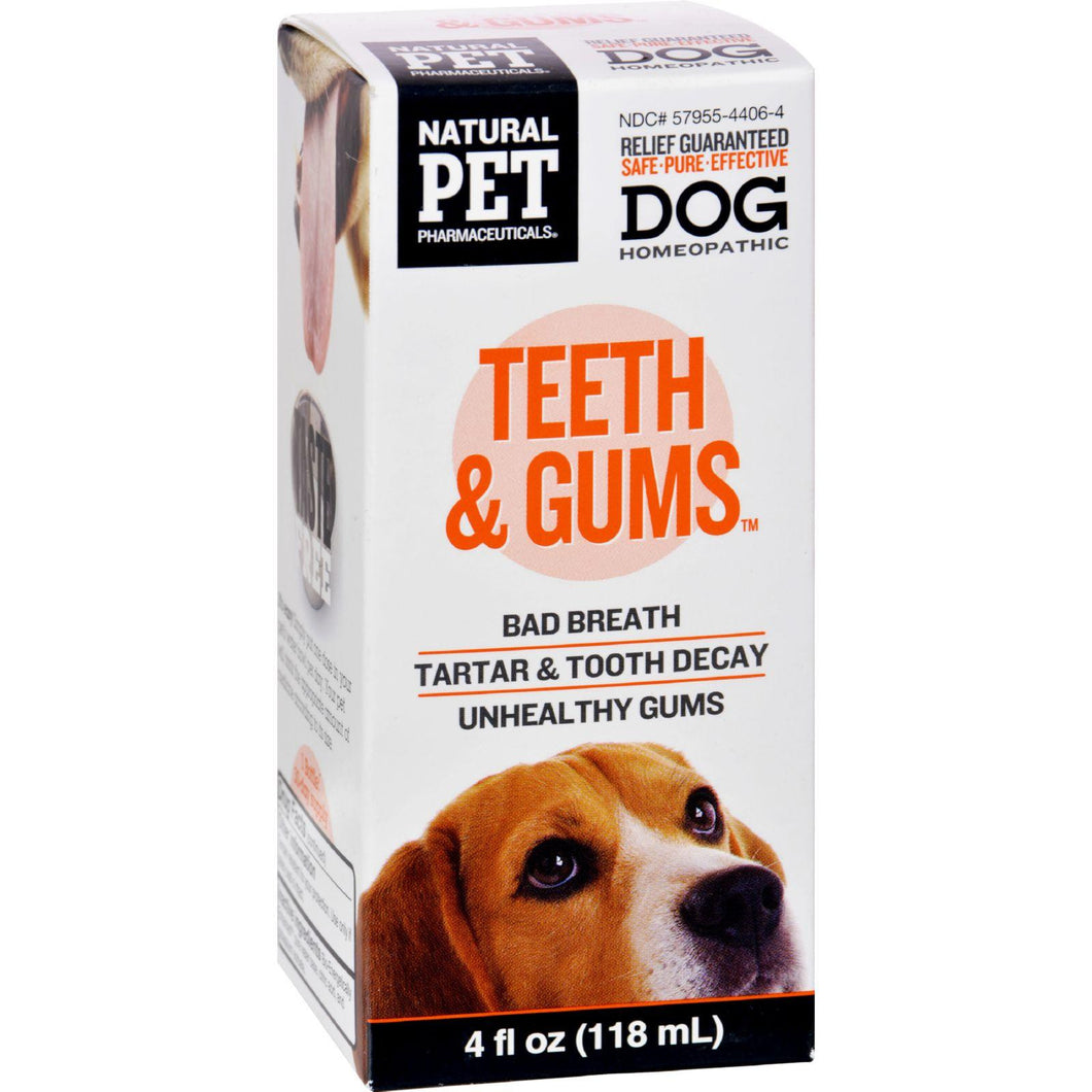 King Bio Homeopathic Natural Pet Dog - Teeth And Gums - 4 Oz