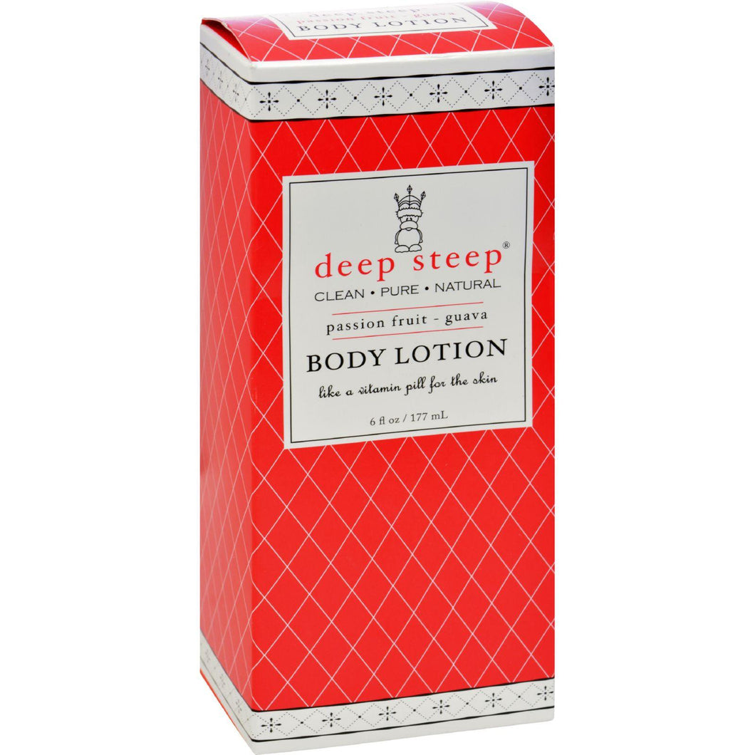 Deep Steep Body Lotion - Passion Fruit Guava - 6 Oz