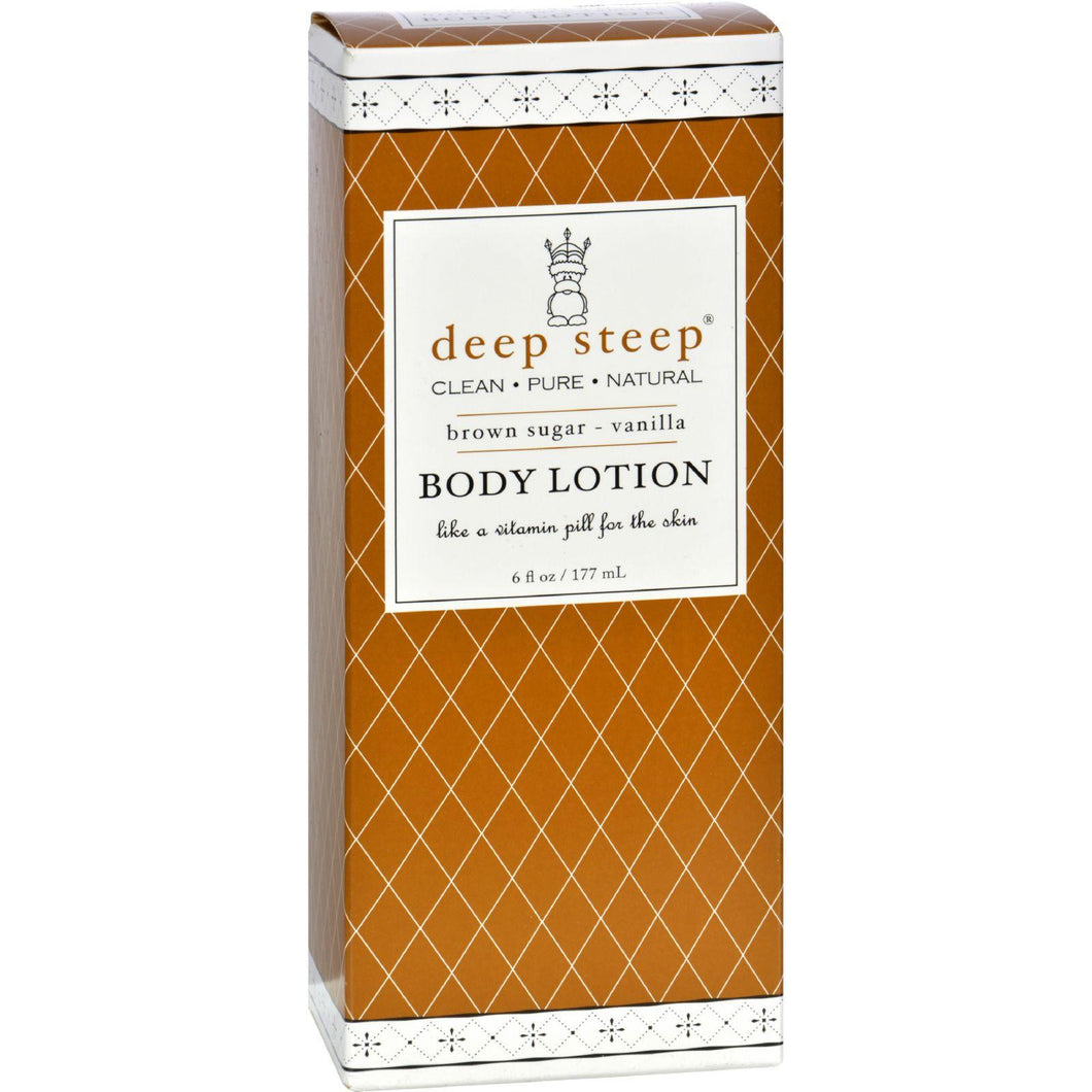 Deep Steep Body Lotion - Brown Sugar Vanilla - 6 Oz