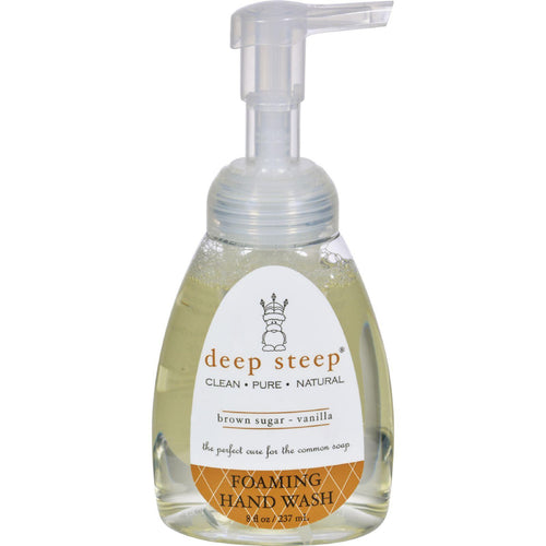 Deep Steep Foaming Hand Wash - Brown Sugar Vanilla - 8 Fl Oz