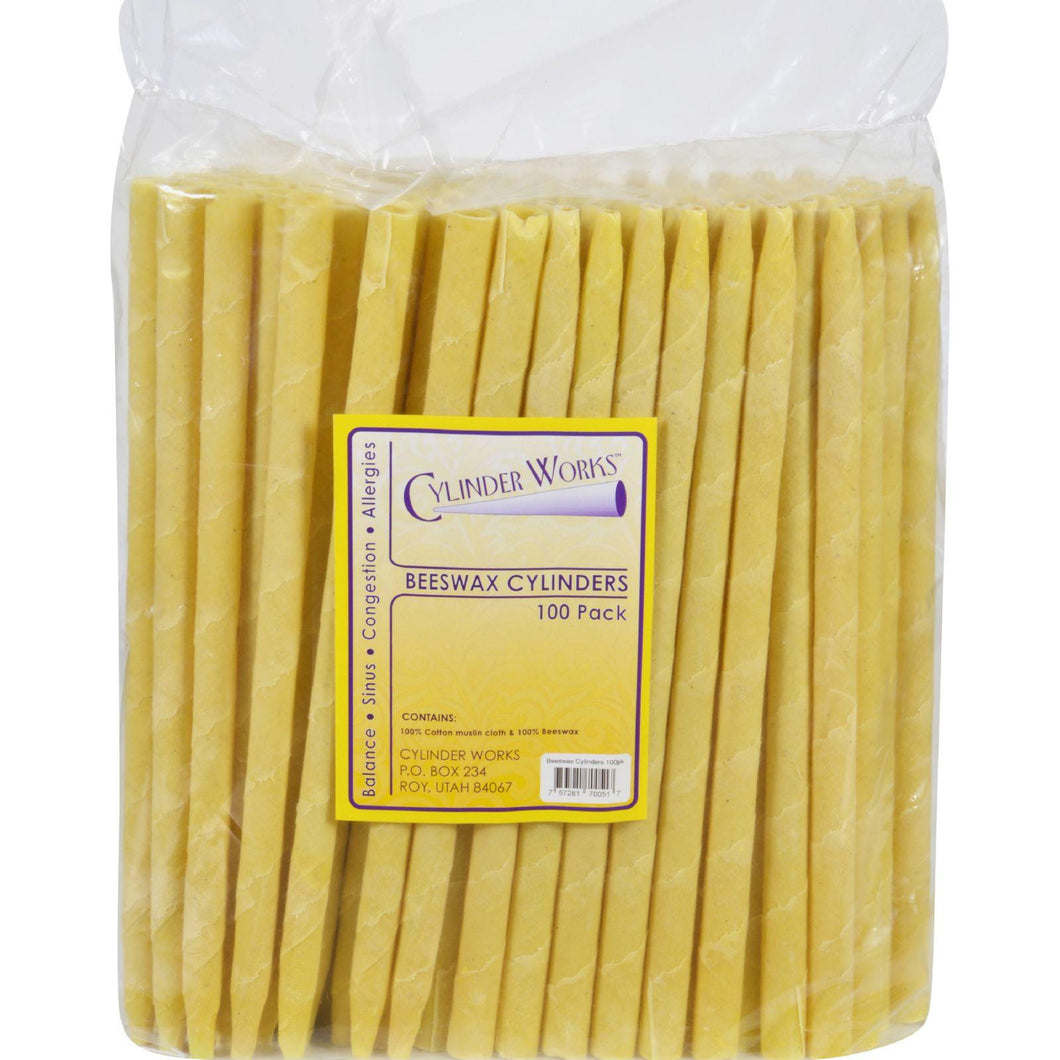 Cylinder Works Cylinders - Beeswax - 100 Ct