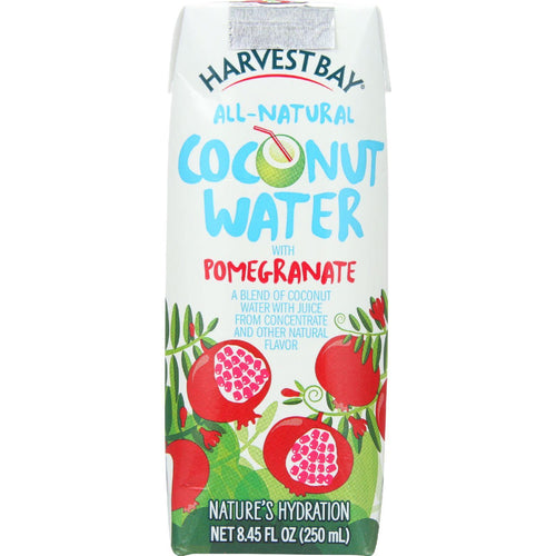 Harvest Bay Coconut Water - Pomegranate - 8.45 Oz - Case Of 12