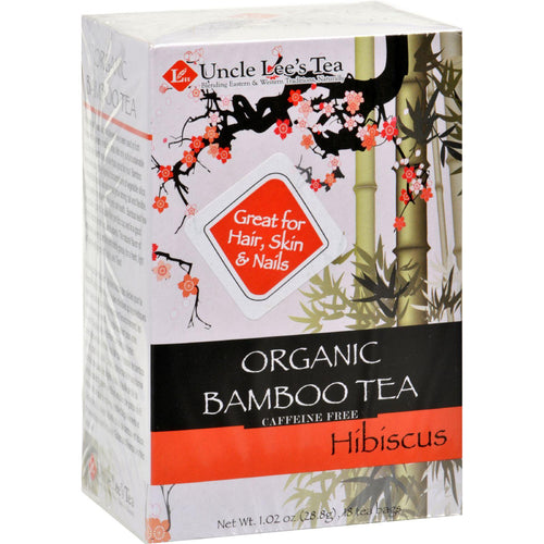 Uncle Lees Tea Organic Tea - Bamboo Hibiscus - 18 Bags