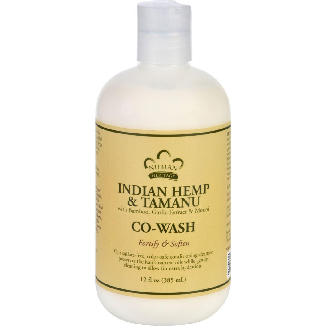 Nubian Heritage Conditioner - Co-wash - Indian Hemp And Tamanu - 12 Oz