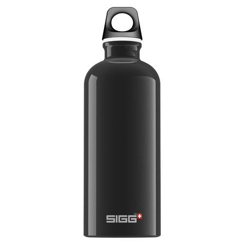 Sigg Water Bottle - Traveller - Black - Case Of 6 - .6 Liter