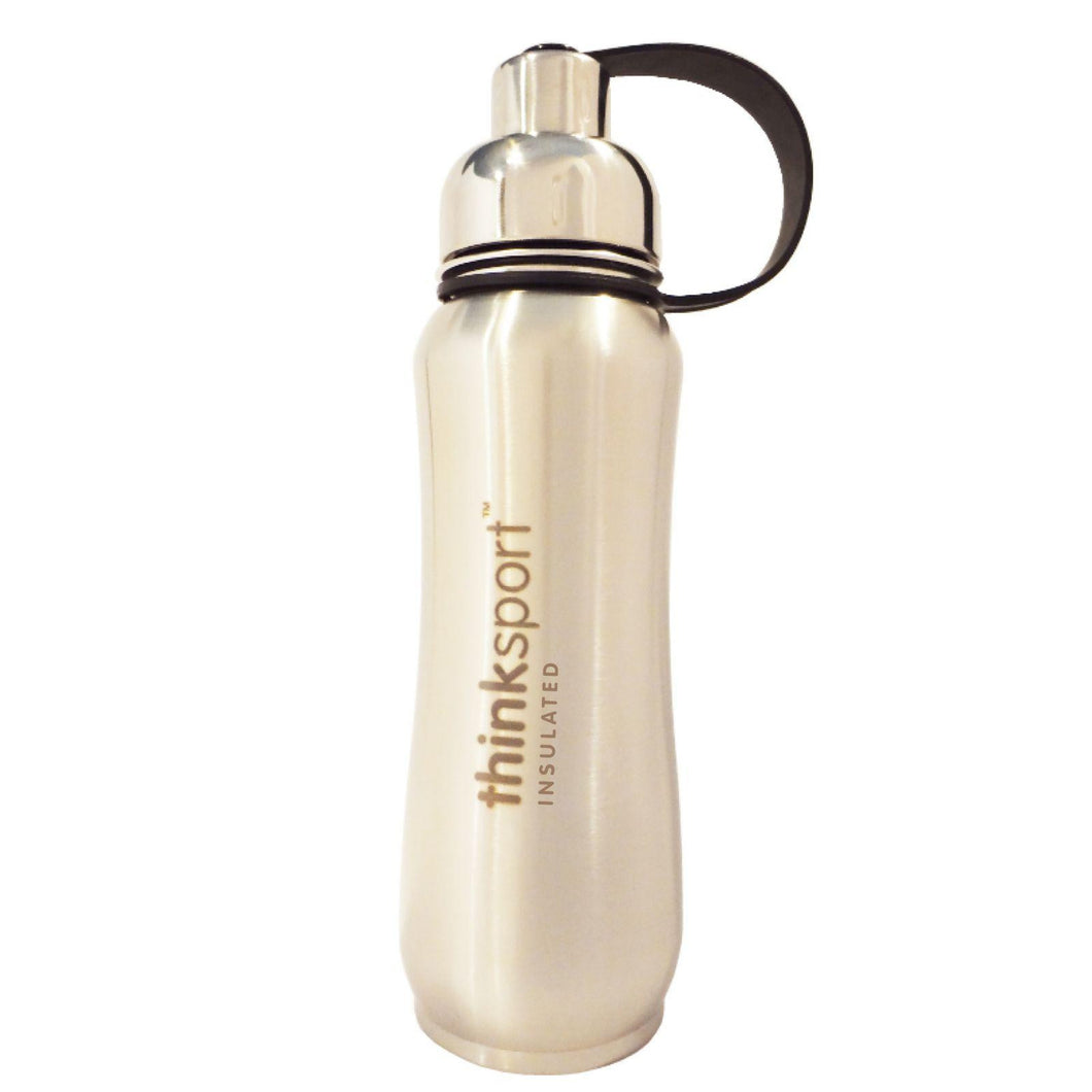 Thinksport Insulated Sports Bottle - Silver - 17 Fl Oz