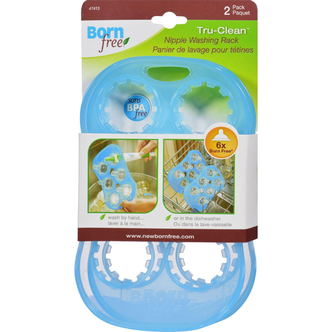 Bornfree-summer Infant Tru Clean Nipple Wash Rack - 2 Pack