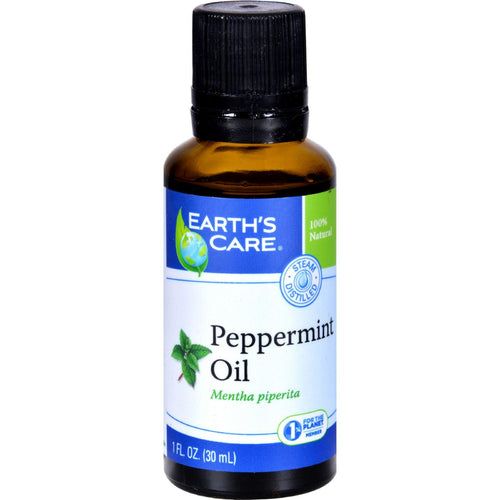 Earth's Care Essential Oil - 100 Percent Pure - Natr - Peppermint - 1 Fl Oz