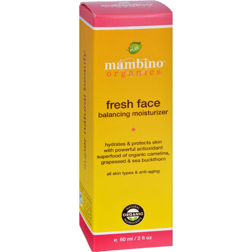 Mambino Organics Moisturizer - Fresh Face - Balancing - 2 Fl Oz