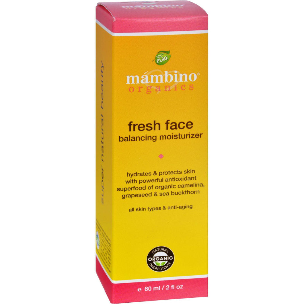 Mambino Organics Moisturizer - Fresh Face - Balancing - 2 Fl Oz