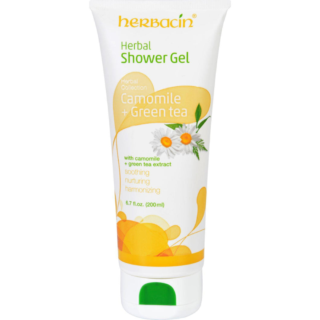 Herbacin Kamille Shower Gel - Herbal - Camomile And Green Tea - 6.7 Fl Oz