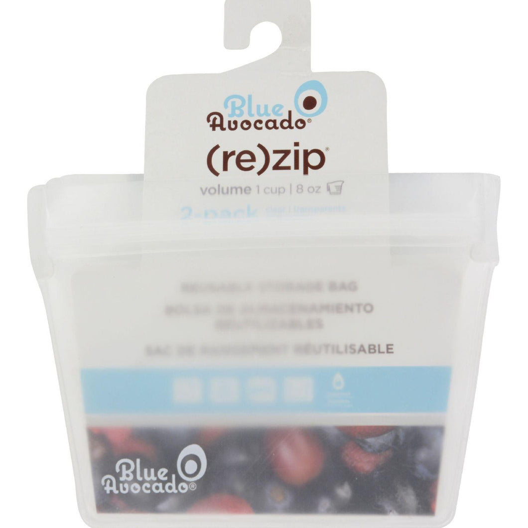 Blue Avocado Volume Zip Bag - 1 Cup - Translucent