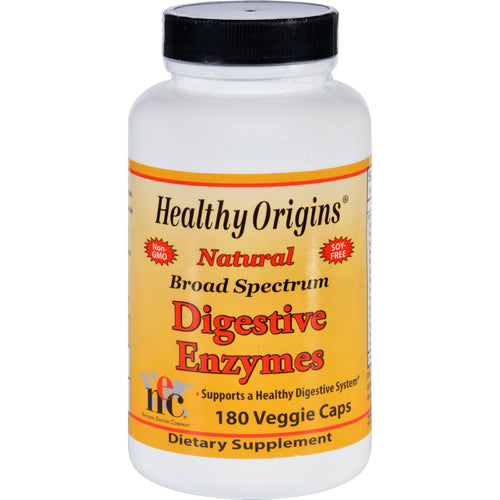 Healthy Origins Digestive Enzymes - 180 Vegetarian Capsules