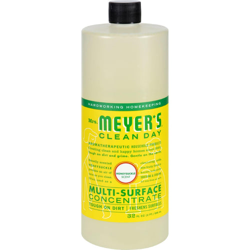 Mrs. Meyer's Multi Surface Concentrate - Honeysuckle - 32 Fl Oz - Case Of 6