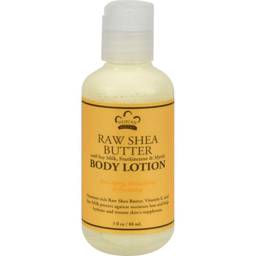 Nubian Heritage Body Lotion - Shea Butter - Frank - 3 Fl Oz - 1 Case