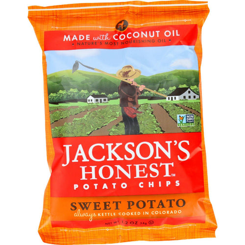 Jacksons Honest Chips Potato Chip - Sweet Potato - 1.2 Oz - Case Of 36