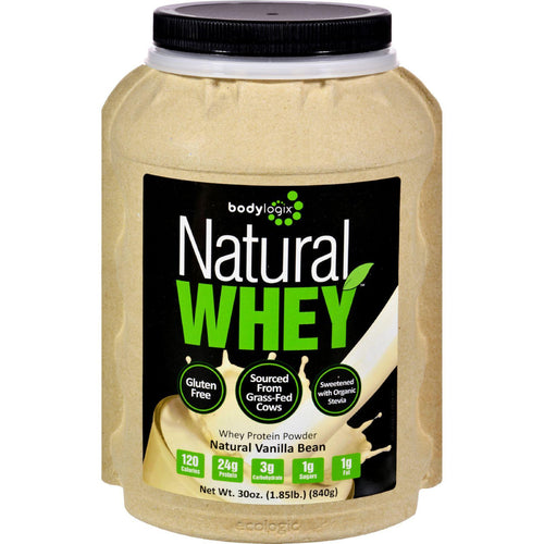 Bodylogix Protein Powder - Natural Whey - Vanilla Bean - 1.85 Lb