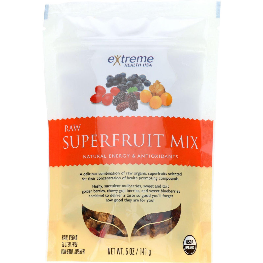 Extreme Health Usa Superfruits - Organic - Superfruit Mix - Raw - 5 Oz - Case Of 6