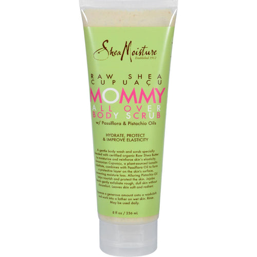 Sheamoisture All Over Body Scrub - Mommy - Raw Shea Cupuacu - 8 Oz