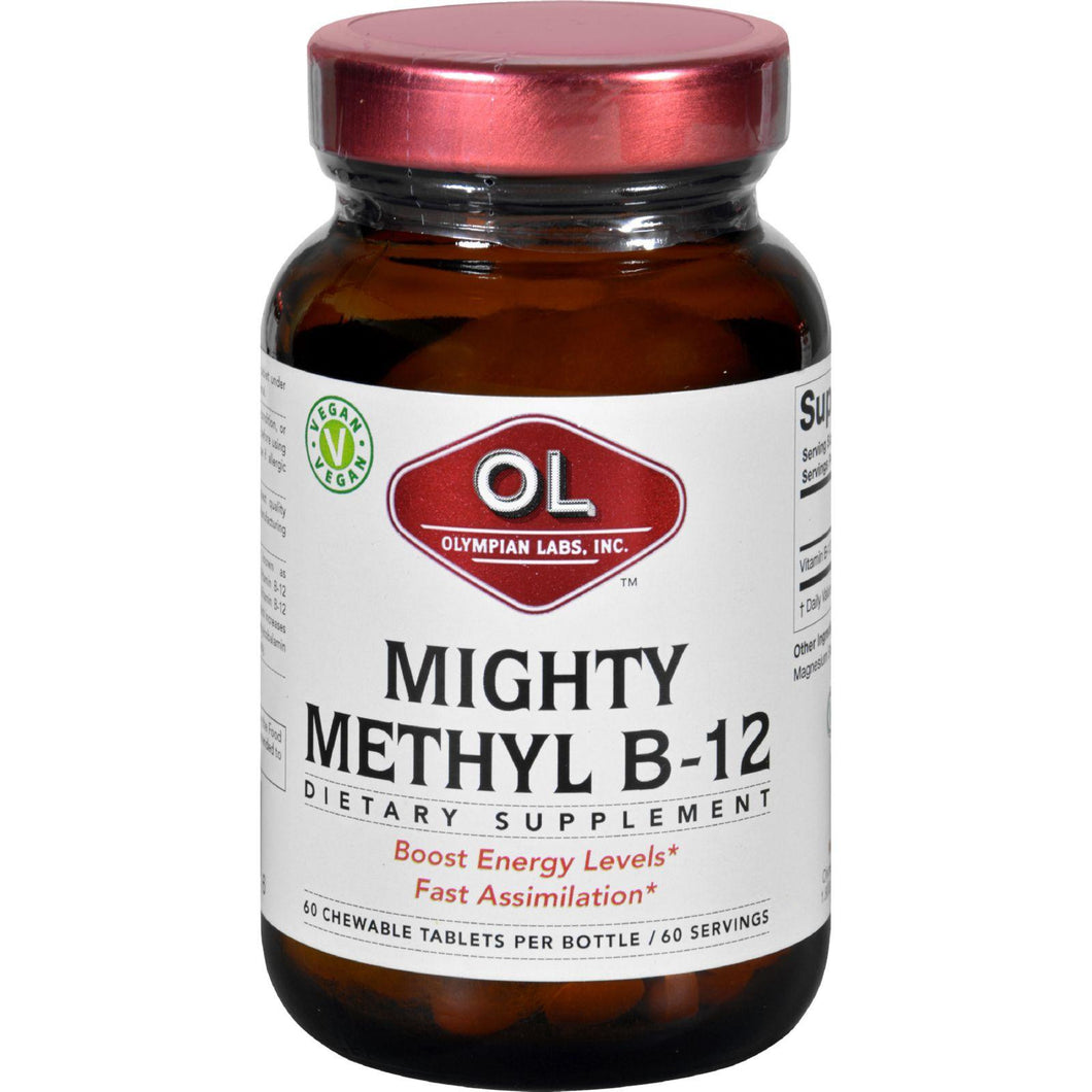 Olympian Labs Vitamin B-12 - Mighty Methyl B-12 - 60 Tablets