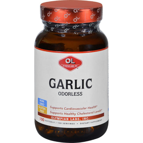 Olympian Labs Garlic - Odorless - 100 Softgels