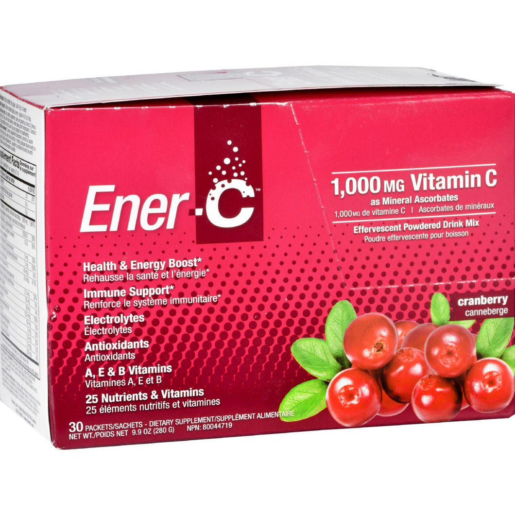 Ener-c - Cranberry - 1000 Mg - 30 Packets