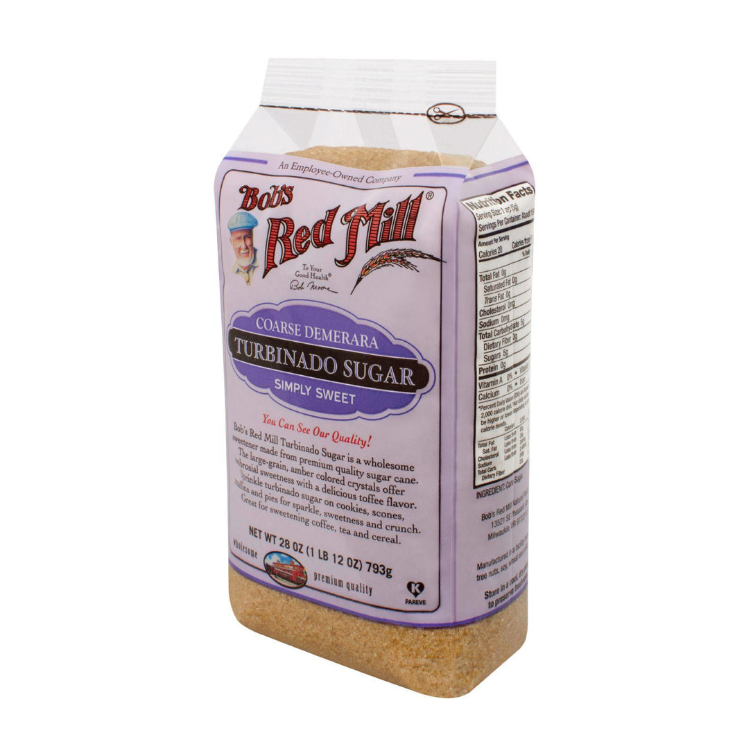 Bob's Red Mill Coarse Turbinado Sugar - 28 Oz - Case Of 4