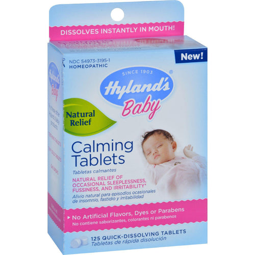 Hylands Homeopathic Calming Tablets - Baby - 125 Quick-dissolving Tablets