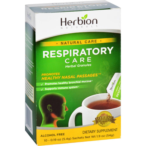 Herbion Naturals Respiratory Care - Natural Care - Herbal Granules - 10 Packets