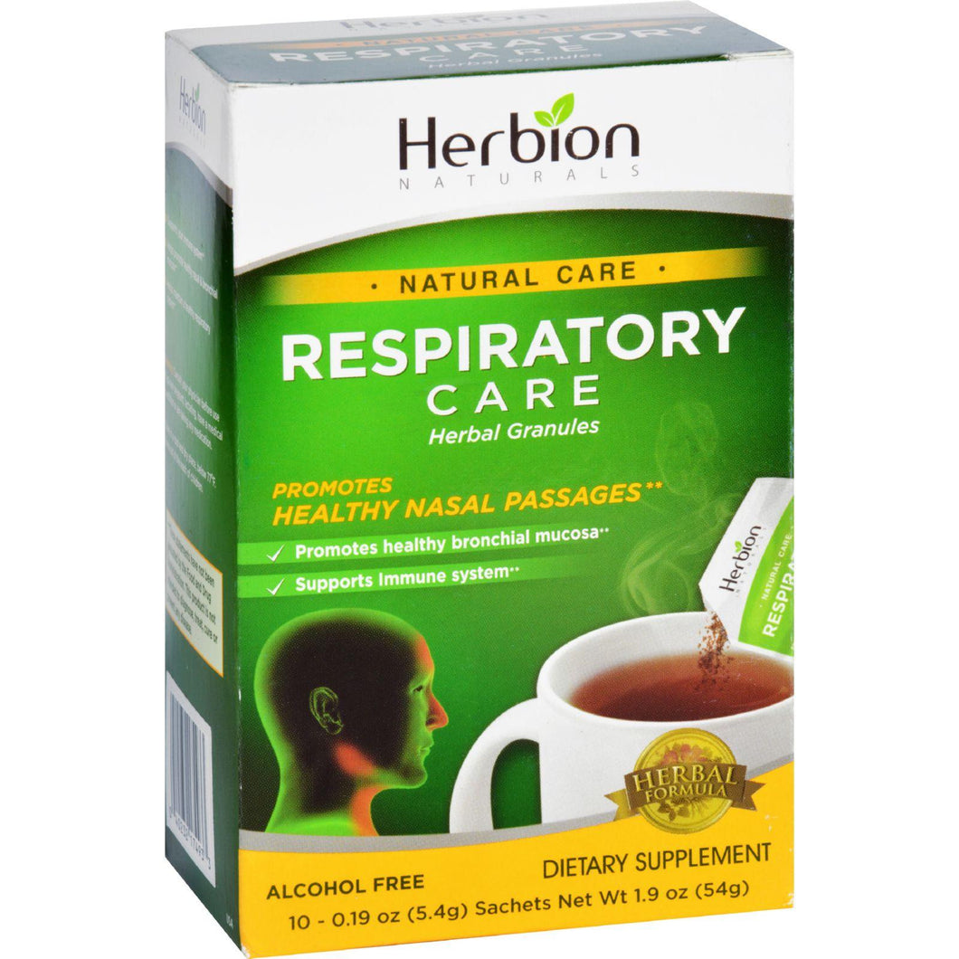 Herbion Naturals Respiratory Care - Natural Care - Herbal Granules - 10 Packets