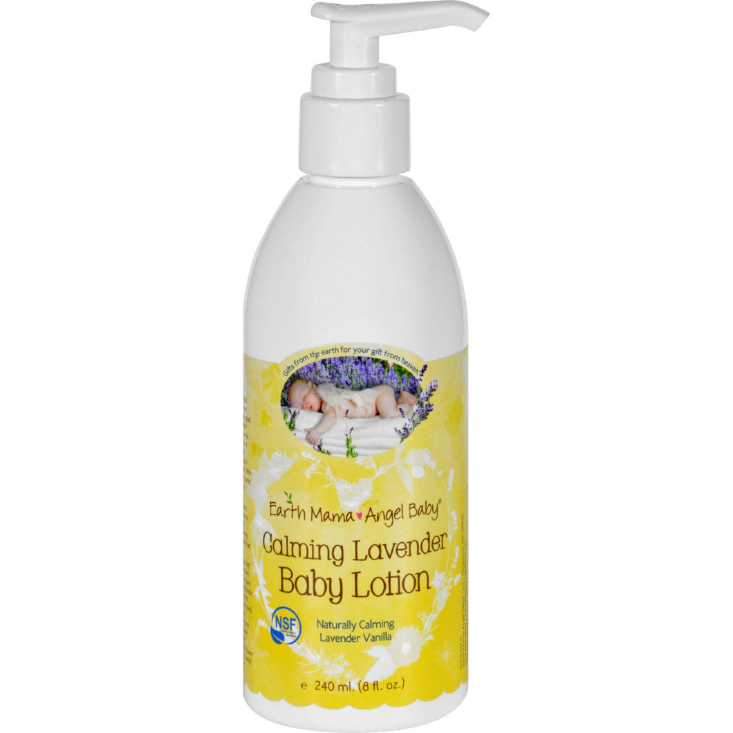 Earth Mama Angel Baby Lotion - Calming Lavender - 8 Oz