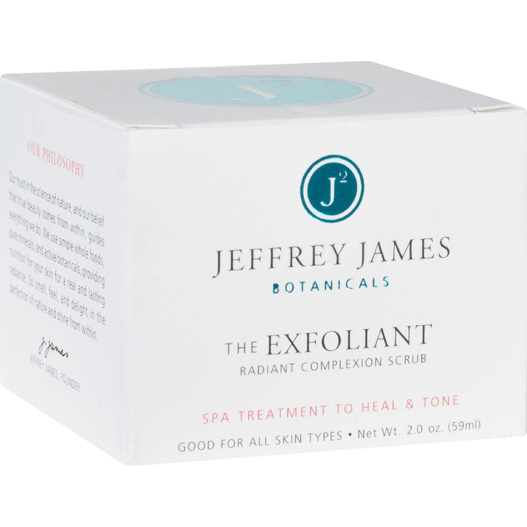 Jeffrey James Botanicals Complexion Scrub - The Exfoliant - Radiant - 2 Oz