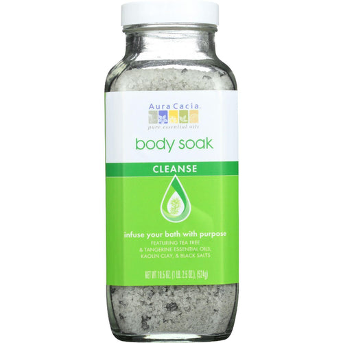 Aura Cacia Body Soak - Cleanse - 18.5 Oz - 1 Each