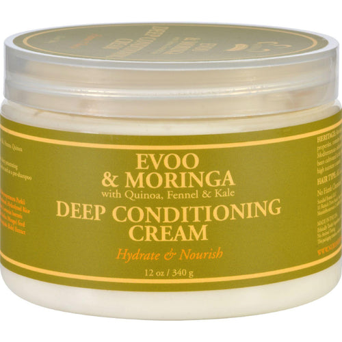 Nubian Heritage Deep Conditioning Cream - Evoo And Moringa - 12 Oz