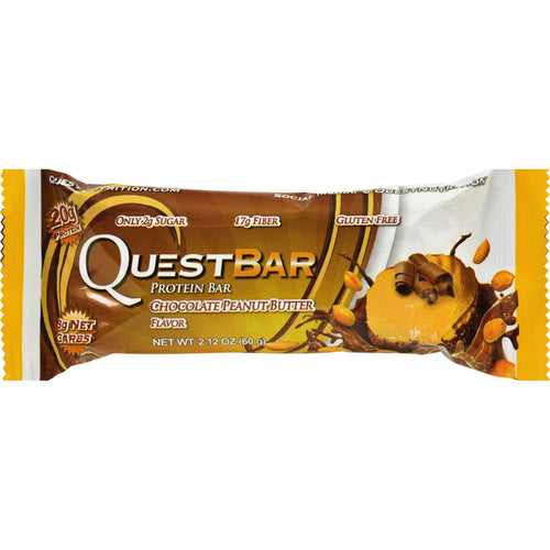 Quest Bar - Chocolate Peanut Butter - 2.12 Oz - Case Of 12