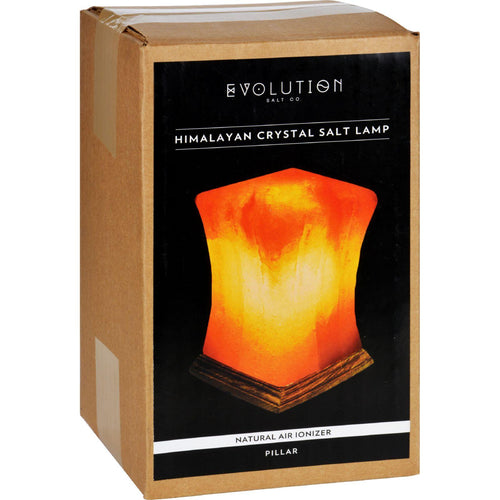 Evolution Salt Crystal Salt Lamp - Pillar - 1 Count