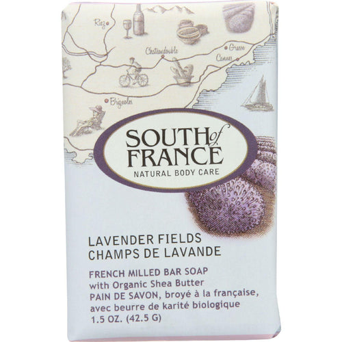 South Of France Bar Soap - Lavender Fields - Travel - 1.5 Oz - Case Of 12